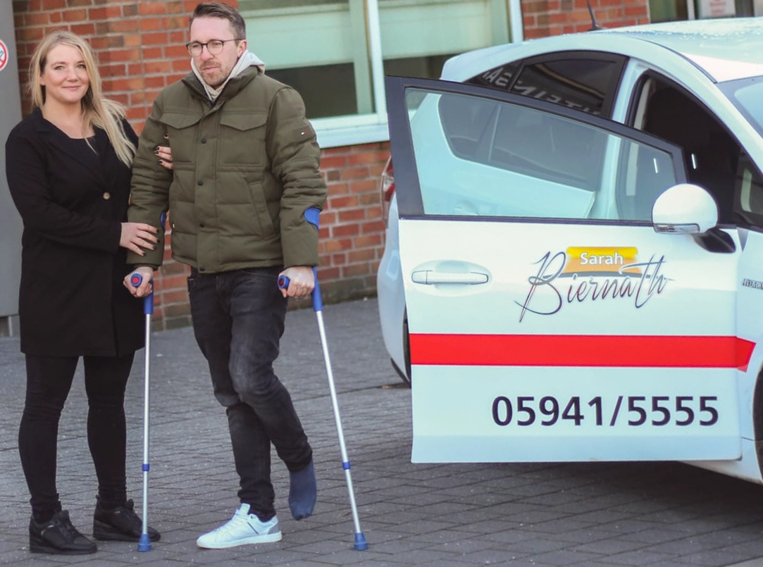 Hilfe beim Aussteigen