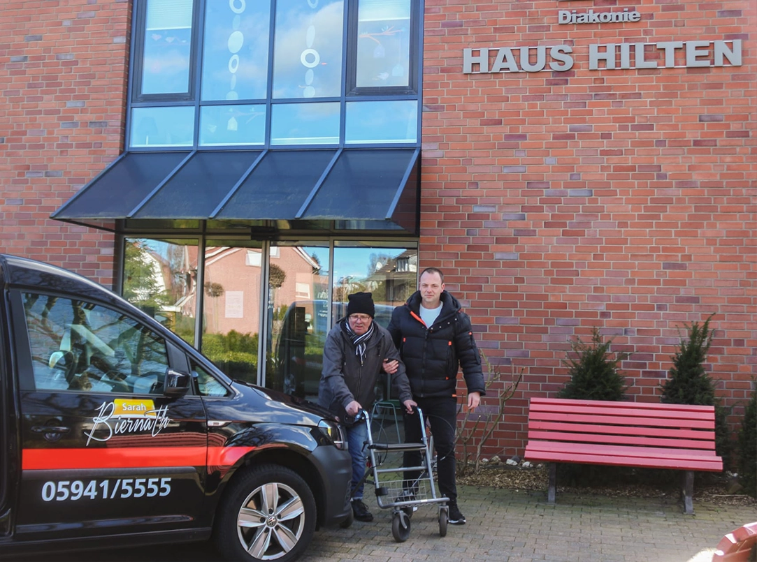 Hilfe beim Aussteigen