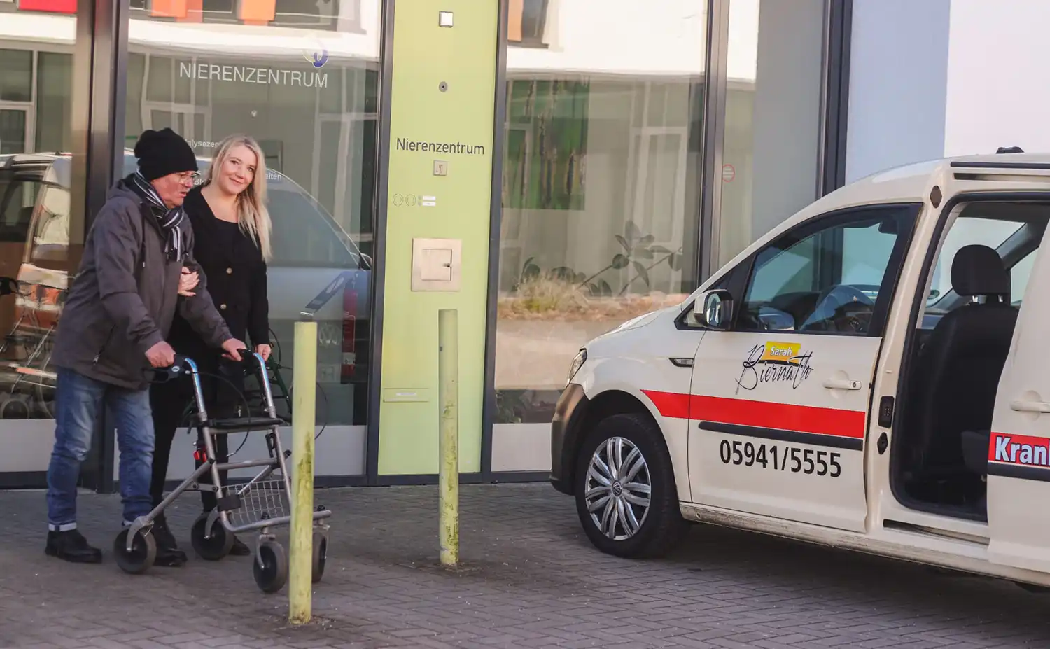 fahrt zum nierenzentrum